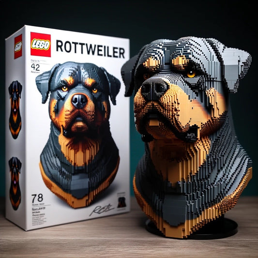 LEGO Rottweiler Dog Set