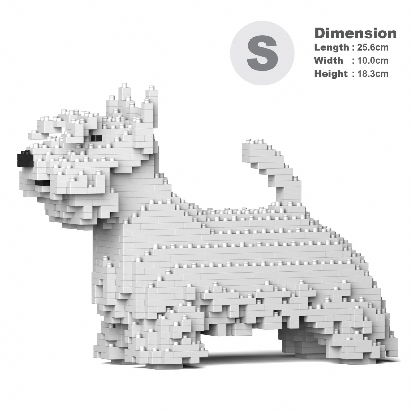 Scottish Terrier 3D Building Blocks