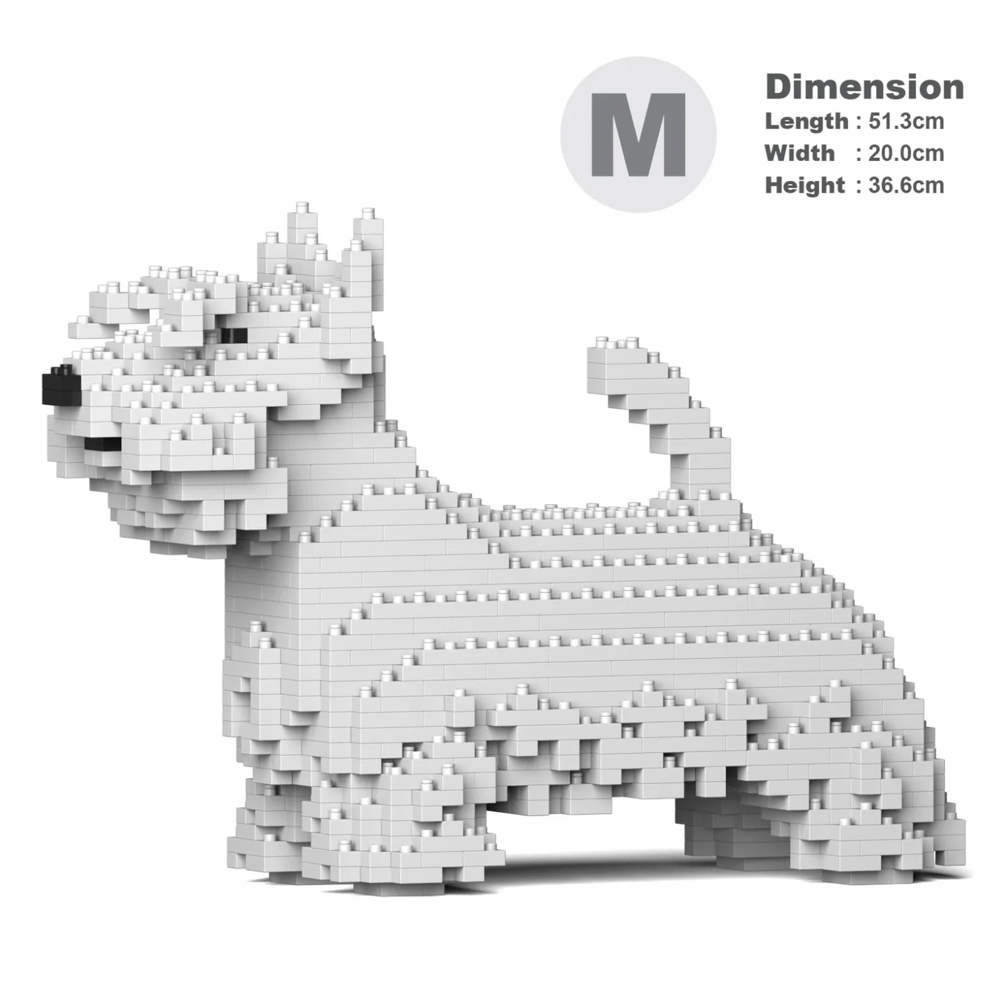 Scottish Terrier 3D Building Blocks