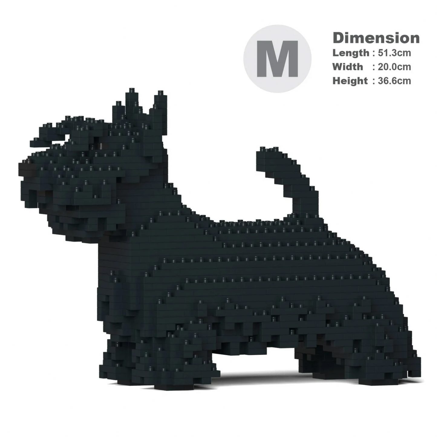 Scottish Terrier 3D Building Blocks