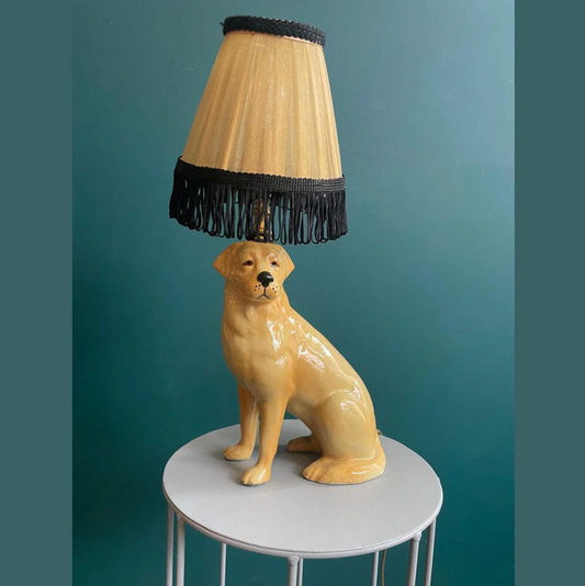 Vintage Decorative Lamp Labrador