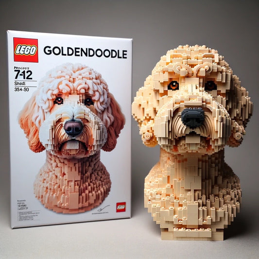 LEGO Goldendoodle Dog Set